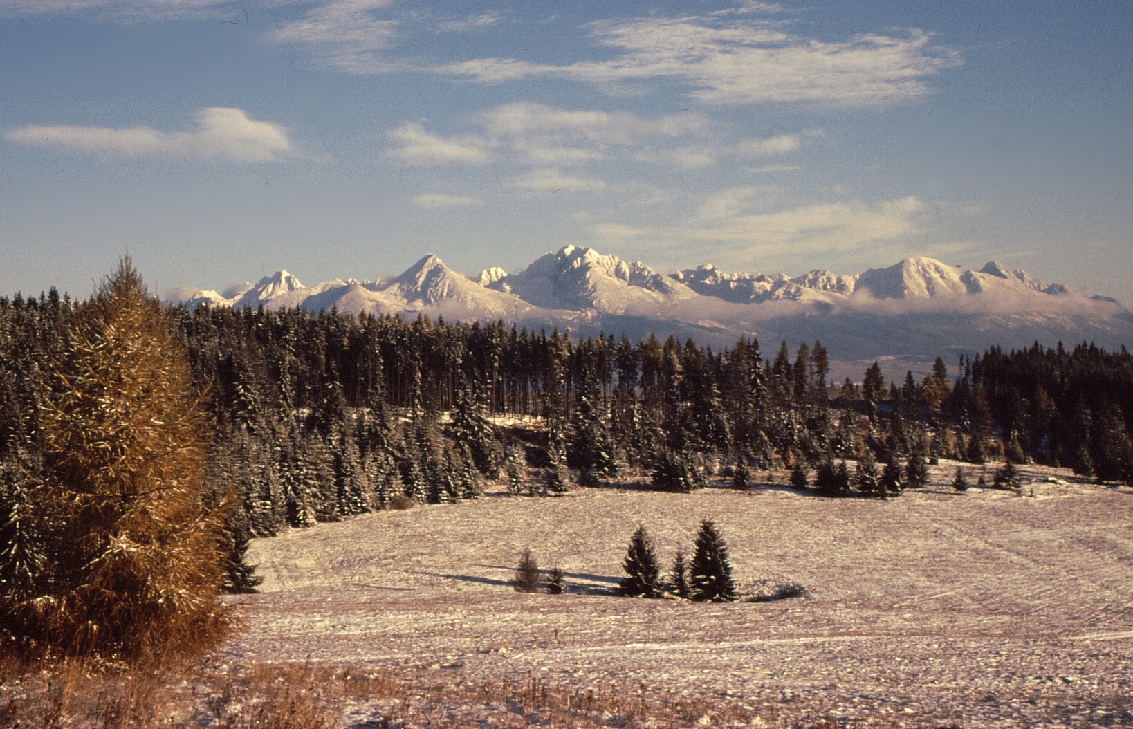 Vysoké Tatry panorama z Kozích hřbetů